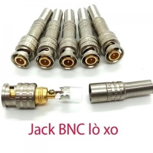Jack BNC lò xo loại tốt (dành cho camera)